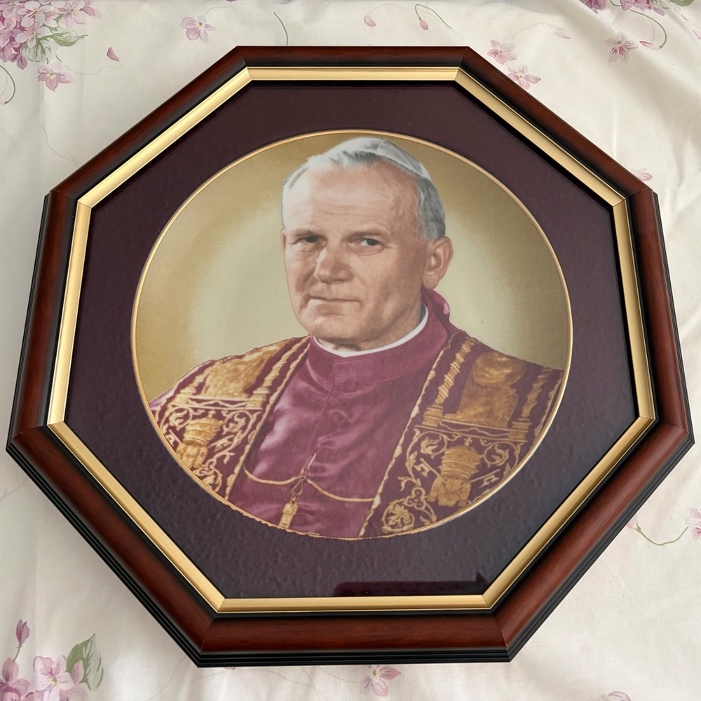 Limited Edition 1984 Pope John Paul II Canada Visit Commemorative Plate